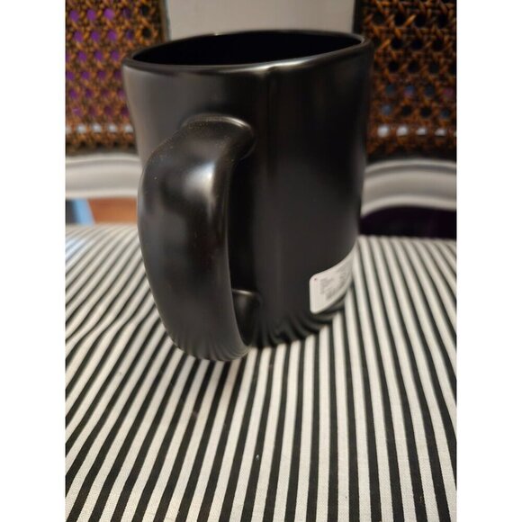 NWT Rae Dunn Fangtastic Vampire Halloween Mug Black 2021 - Picture 6 of 10